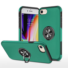 Load image into Gallery viewer, PC + TPU Shockproof Magnetic Protective Case with Invisible Ring Holder, For iPhone 6, For iPhone 6 Plus, For iPhone SE 2022 / SE 2020 / 8 / 7, For iPhone 8 Plus / 7 Plus, For iPhone XS / X, For iPhone XR, For iPhone XS Max, For iPhone 11