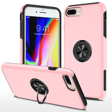 Load image into Gallery viewer, PC + TPU Shockproof Magnetic Protective Case with Invisible Ring Holder, For iPhone 6, For iPhone 6 Plus, For iPhone SE 2022 / SE 2020 / 8 / 7, For iPhone 8 Plus / 7 Plus, For iPhone XS / X, For iPhone XR, For iPhone XS Max, For iPhone 11