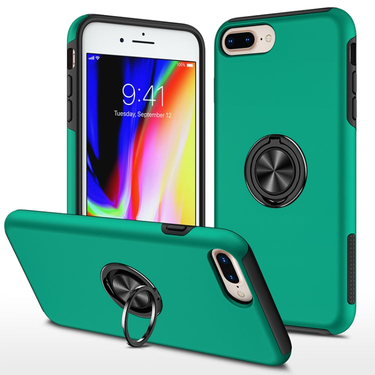 PC + TPU Shockproof Magnetic Protective Case with Invisible Ring Holder, For iPhone 6, For iPhone 6 Plus, For iPhone SE 2022 / SE 2020 / 8 / 7, For iPhone 8 Plus / 7 Plus, For iPhone XS / X, For iPhone XR, For iPhone XS Max, For iPhone 11