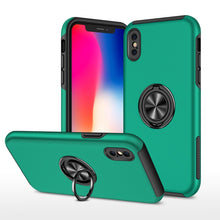 Load image into Gallery viewer, PC + TPU Shockproof Magnetic Protective Case with Invisible Ring Holder, For iPhone 6, For iPhone 6 Plus, For iPhone SE 2022 / SE 2020 / 8 / 7, For iPhone 8 Plus / 7 Plus, For iPhone XS / X, For iPhone XR, For iPhone XS Max, For iPhone 11