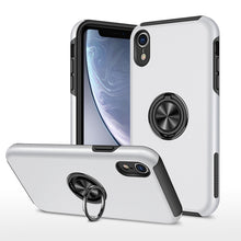 Load image into Gallery viewer, PC + TPU Shockproof Magnetic Protective Case with Invisible Ring Holder, For iPhone 6, For iPhone 6 Plus, For iPhone SE 2022 / SE 2020 / 8 / 7, For iPhone 8 Plus / 7 Plus, For iPhone XS / X, For iPhone XR, For iPhone XS Max, For iPhone 11