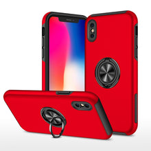 Load image into Gallery viewer, PC + TPU Shockproof Magnetic Protective Case with Invisible Ring Holder, For iPhone 6, For iPhone 6 Plus, For iPhone SE 2022 / SE 2020 / 8 / 7, For iPhone 8 Plus / 7 Plus, For iPhone XS / X, For iPhone XR, For iPhone XS Max, For iPhone 11