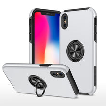 Load image into Gallery viewer, PC + TPU Shockproof Magnetic Protective Case with Invisible Ring Holder, For iPhone 6, For iPhone 6 Plus, For iPhone SE 2022 / SE 2020 / 8 / 7, For iPhone 8 Plus / 7 Plus, For iPhone XS / X, For iPhone XR, For iPhone XS Max, For iPhone 11