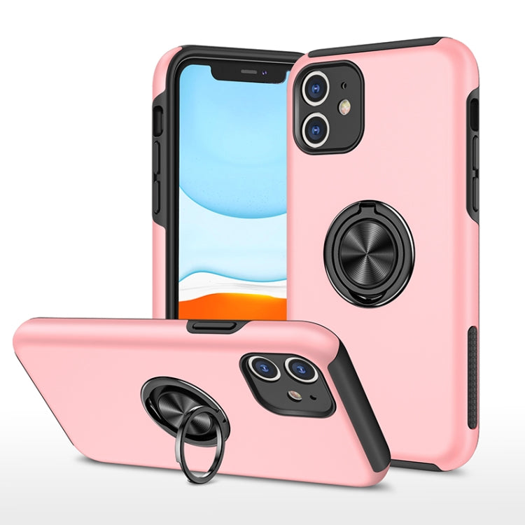 PC + TPU Shockproof Magnetic Protective Case with Invisible Ring Holder, For iPhone 6, For iPhone 6 Plus, For iPhone SE 2022 / SE 2020 / 8 / 7, For iPhone 8 Plus / 7 Plus, For iPhone XS / X, For iPhone XR, For iPhone XS Max, For iPhone 11