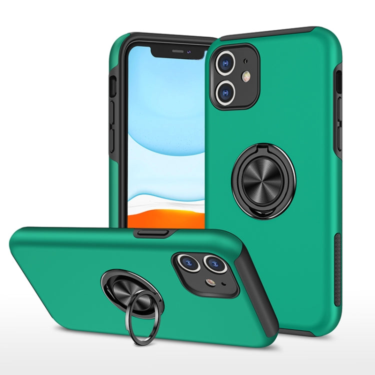 PC + TPU Shockproof Magnetic Protective Case with Invisible Ring Holder, For iPhone 6, For iPhone 6 Plus, For iPhone SE 2022 / SE 2020 / 8 / 7, For iPhone 8 Plus / 7 Plus, For iPhone XS / X, For iPhone XR, For iPhone XS Max, For iPhone 11