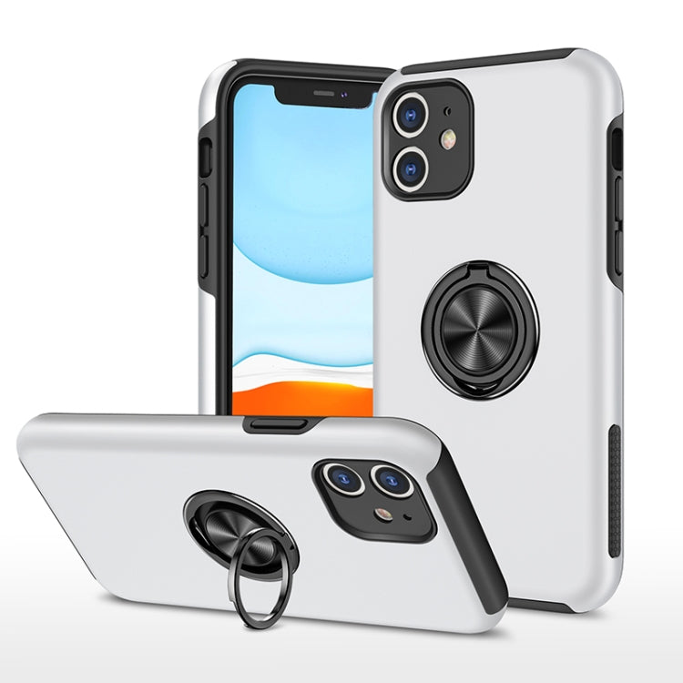 PC + TPU Shockproof Magnetic Protective Case with Invisible Ring Holder, For iPhone 6, For iPhone 6 Plus, For iPhone SE 2022 / SE 2020 / 8 / 7, For iPhone 8 Plus / 7 Plus, For iPhone XS / X, For iPhone XR, For iPhone XS Max, For iPhone 11