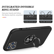 Load image into Gallery viewer, PC + TPU Shockproof Magnetic Protective Case with Invisible Ring Holder, For iPhone 11 Pro, For iPhone 11 Pro Max, For iPhone 12 mini, For iPhone 12, For iPhone 12 Pro, For iPhone 12 Pro Max