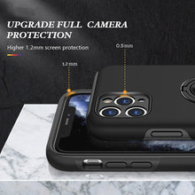 Load image into Gallery viewer, PC + TPU Shockproof Magnetic Protective Case with Invisible Ring Holder, For iPhone 11 Pro, For iPhone 11 Pro Max, For iPhone 12 mini, For iPhone 12, For iPhone 12 Pro, For iPhone 12 Pro Max