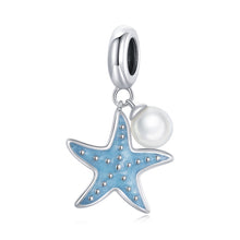 Load image into Gallery viewer, S925 Sterling Silver Starfish Pendant DIY Bracelet Necklace Accessories, Starfish