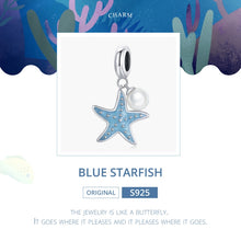 Load image into Gallery viewer, S925 Sterling Silver Starfish Pendant DIY Bracelet Necklace Accessories, Starfish