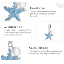 Load image into Gallery viewer, S925 Sterling Silver Starfish Pendant DIY Bracelet Necklace Accessories, Starfish
