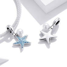 Load image into Gallery viewer, S925 Sterling Silver Starfish Pendant DIY Bracelet Necklace Accessories, Starfish