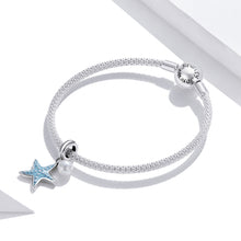 Load image into Gallery viewer, S925 Sterling Silver Starfish Pendant DIY Bracelet Necklace Accessories, Starfish