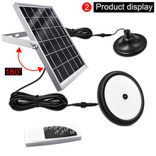 Load image into Gallery viewer, Smart Induction 2 in 1 112LEDs Solar Light Indoor and Outdoor Garden Garage LED Lamp, 2 in 1 White Light, 2 in 1 Warm Light