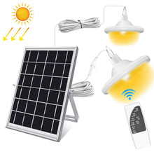 Load image into Gallery viewer, Smart Induction 2 in 1 112LEDs Solar Light Indoor and Outdoor Garden Garage LED Lamp, 2 in 1 White Light, 2 in 1 Warm Light