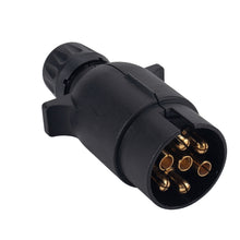 Load image into Gallery viewer, A4060 12V 7Pin EU Plug Socket Wiring Connector Adapter Plug Socket for Trailer, A4060