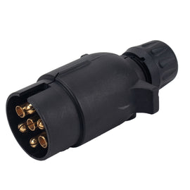 A4060 12V 7Pin EU Plug Socket Wiring Connector Adapter Plug Socket for Trailer, A4060
