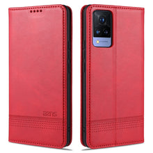 Load image into Gallery viewer, AZNS Magnetic Calf Texture Horizontal Flip Leather Case with Card Slots &amp; Holder &amp; Wallet, For vivo S9, For vivo S9e, For Xiaomi Redmi Note 10, For Xiaomi Redmi Note 10S, For Samsung Galaxy A02