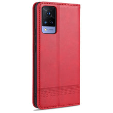 Load image into Gallery viewer, AZNS Magnetic Calf Texture Horizontal Flip Leather Case with Card Slots &amp; Holder &amp; Wallet, For vivo S9, For vivo S9e, For Xiaomi Redmi Note 10, For Xiaomi Redmi Note 10S, For Samsung Galaxy A02