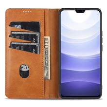 Load image into Gallery viewer, AZNS Magnetic Calf Texture Horizontal Flip Leather Case with Card Slots &amp; Holder &amp; Wallet, For vivo S9, For vivo S9e, For Xiaomi Redmi Note 10, For Xiaomi Redmi Note 10S, For Samsung Galaxy A02