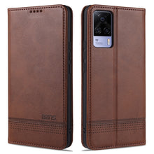 Load image into Gallery viewer, AZNS Magnetic Calf Texture Horizontal Flip Leather Case with Card Slots &amp; Holder &amp; Wallet, For vivo S9, For vivo S9e, For Xiaomi Redmi Note 10, For Xiaomi Redmi Note 10S, For Samsung Galaxy A02