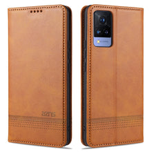 Load image into Gallery viewer, AZNS Magnetic Calf Texture Horizontal Flip Leather Case with Card Slots &amp; Holder &amp; Wallet, For vivo S9, For vivo S9e, For Xiaomi Redmi Note 10, For Xiaomi Redmi Note 10S, For Samsung Galaxy A02