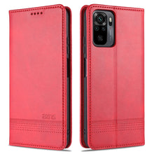 Load image into Gallery viewer, AZNS Magnetic Calf Texture Horizontal Flip Leather Case with Card Slots &amp; Holder &amp; Wallet, For vivo S9, For vivo S9e, For Xiaomi Redmi Note 10, For Xiaomi Redmi Note 10S, For Samsung Galaxy A02