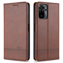 Load image into Gallery viewer, AZNS Magnetic Calf Texture Horizontal Flip Leather Case with Card Slots &amp; Holder &amp; Wallet, For vivo S9, For vivo S9e, For Xiaomi Redmi Note 10, For Xiaomi Redmi Note 10S, For Samsung Galaxy A02