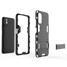 Load image into Gallery viewer, Shockproof PC + TPU Protective Case with Hidden Holder, For Xiaomi Redmi Note 10 5G, For Samsung Galaxy F62 / M62