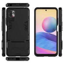Load image into Gallery viewer, Shockproof PC + TPU Protective Case with Hidden Holder, For Xiaomi Redmi Note 10 5G, For Samsung Galaxy F62 / M62