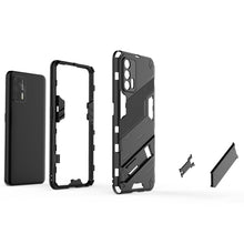 Load image into Gallery viewer, Punk Armor 2 in 1 PC + TPU Shockproof Case with Invisible Holder, For OPPO Realme GT 5G, For Xiaomi Redmi Note 10