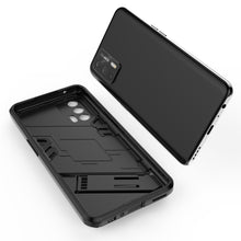 Load image into Gallery viewer, Punk Armor 2 in 1 PC + TPU Shockproof Case with Invisible Holder, For OPPO Realme GT 5G, For Xiaomi Redmi Note 10
