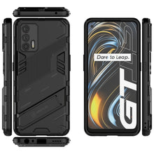 Load image into Gallery viewer, Punk Armor 2 in 1 PC + TPU Shockproof Case with Invisible Holder, For OPPO Realme GT 5G, For Xiaomi Redmi Note 10