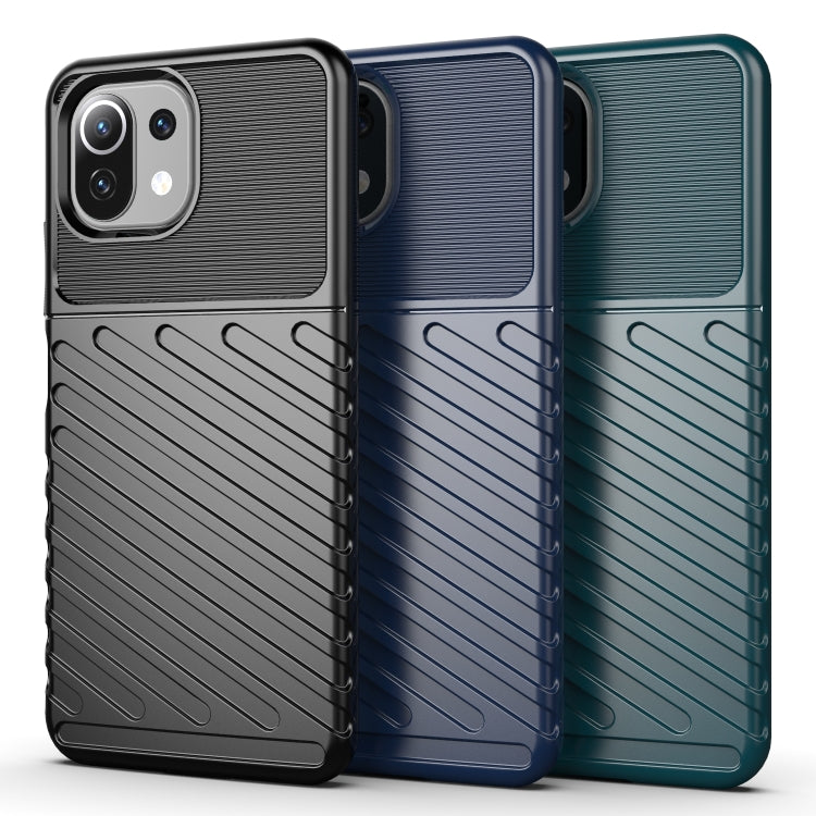 Thunderbolt Shockproof TPU Protective Soft Case, For Xiaomi Mi 11 Lite