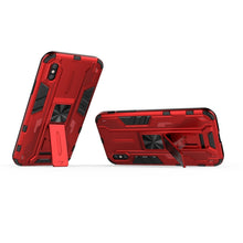 Load image into Gallery viewer, Supersonic PC + TPU Shock-proof Protective Case with Holder, For iPhone X &amp; XS, For iPhone XR, For iPhone XS Max