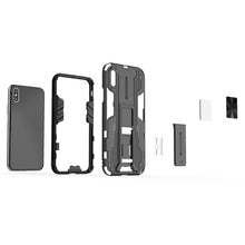 Load image into Gallery viewer, Supersonic PC + TPU Shock-proof Protective Case with Holder, For iPhone X &amp; XS, For iPhone XR, For iPhone XS Max