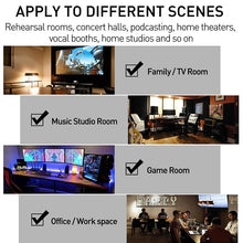 Load image into Gallery viewer, 30x30x2.5cm Triangular Groove Style Recording Studio Drum Video Room Sound Insulation Board Silencer Cotton, 6 PCS, 10 PCS, 12 PCS, 20 PCS, 24 PCS