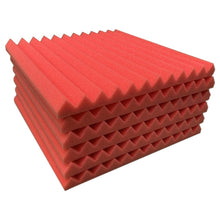 Load image into Gallery viewer, 30x30x2.5cm Triangular Groove Style Recording Studio Drum Video Room Sound Insulation Board Silencer Cotton, 6 PCS, 10 PCS, 12 PCS, 20 PCS, 24 PCS