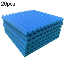 Load image into Gallery viewer, 30x30x2.5cm Triangular Groove Style Recording Studio Drum Video Room Sound Insulation Board Silencer Cotton, 6 PCS, 10 PCS, 12 PCS, 20 PCS, 24 PCS