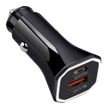 Load image into Gallery viewer, YSY-316PD20W QC3.0 USB + PD 20W USB-C / Type-C Polygon Dual Ports Fast Charging Car Charger, Car Charger