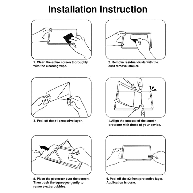 Matte Paperfeel Screen Protector, For iPad Air (2019) / Pro 10.5 (2017) (1 PCS), For iPad mini 3 / 2 / 1 (1 PCS), For iPad mini 5 / 4 (1 PCS), For iPad Pro 12.9 inch (2015) (1 PCS), For iPad Pro 12.9 inch 2021 / 2020 (1 PCS)                            ...