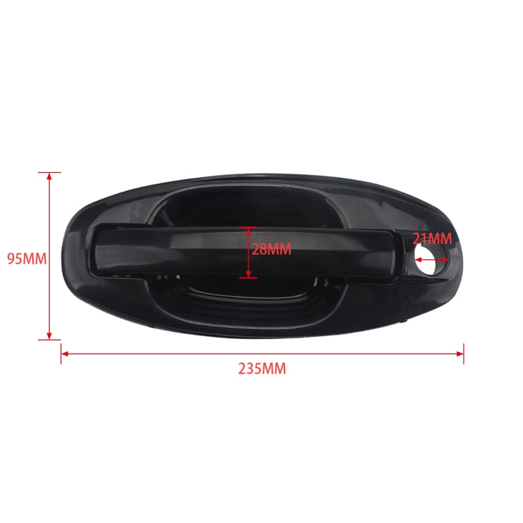 A5406-01 Car Front Left Outside Door Handle for Hyundai Santa Fe 2001-2006, A5406-01