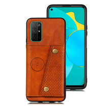Load image into Gallery viewer, Double Buckle PU + TPU Shockproof Magnetic Protective Case with Card Slots &amp; Holder, For Samsung Galaxy A32 5G