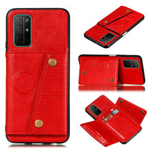 Load image into Gallery viewer, Double Buckle PU + TPU Shockproof Magnetic Protective Case with Card Slots &amp; Holder, For Samsung Galaxy A32 5G