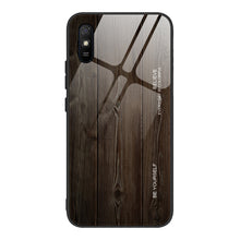 Load image into Gallery viewer, Wood Grain Tempered Glass + TPU Shockproof Case, For Xiaomi Redmi 9A, For Xiaomi Redmi Note 9S, For Xiaomi Redmi Note 10 Pro / Pro Max