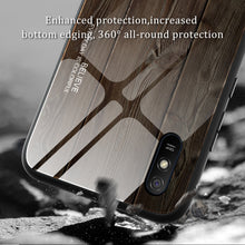 Load image into Gallery viewer, Wood Grain Tempered Glass + TPU Shockproof Case, For Xiaomi Redmi 9A, For Xiaomi Redmi Note 9S, For Xiaomi Redmi Note 10 Pro / Pro Max