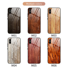 Load image into Gallery viewer, Wood Grain Tempered Glass + TPU Shockproof Case, For Xiaomi Redmi 9A, For Xiaomi Redmi Note 9S, For Xiaomi Redmi Note 10 Pro / Pro Max