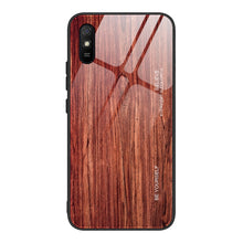 Load image into Gallery viewer, Wood Grain Tempered Glass + TPU Shockproof Case, For Xiaomi Redmi 9A, For Xiaomi Redmi Note 9S, For Xiaomi Redmi Note 10 Pro / Pro Max