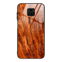 Load image into Gallery viewer, Wood Grain Tempered Glass + TPU Shockproof Case, For Xiaomi Redmi 9A, For Xiaomi Redmi Note 9S, For Xiaomi Redmi Note 10 Pro / Pro Max