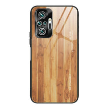 Load image into Gallery viewer, Wood Grain Tempered Glass + TPU Shockproof Case, For Xiaomi Redmi 9A, For Xiaomi Redmi Note 9S, For Xiaomi Redmi Note 10 Pro / Pro Max